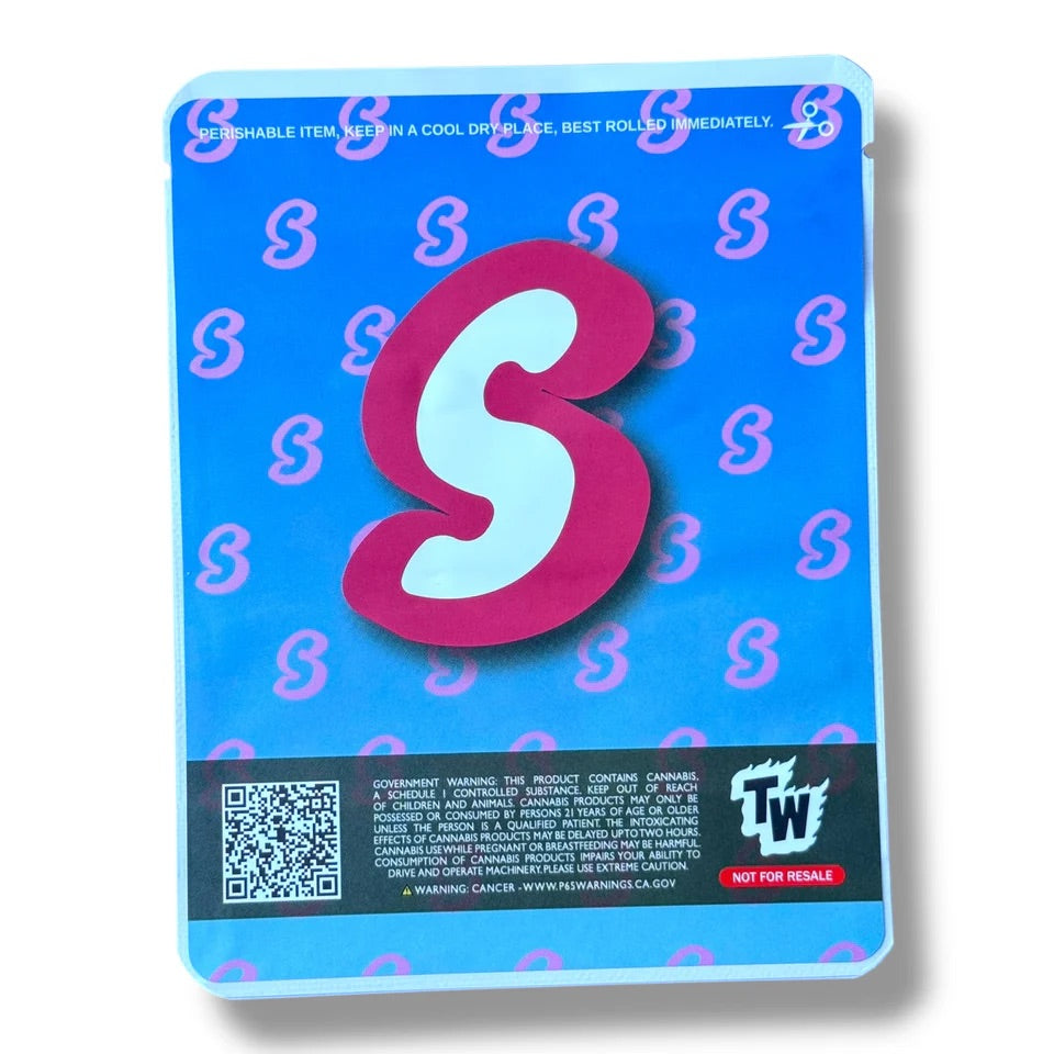 Sprinklez Sour Cherry Cobbler Mylar Bags -With stickers and label&nbsp;