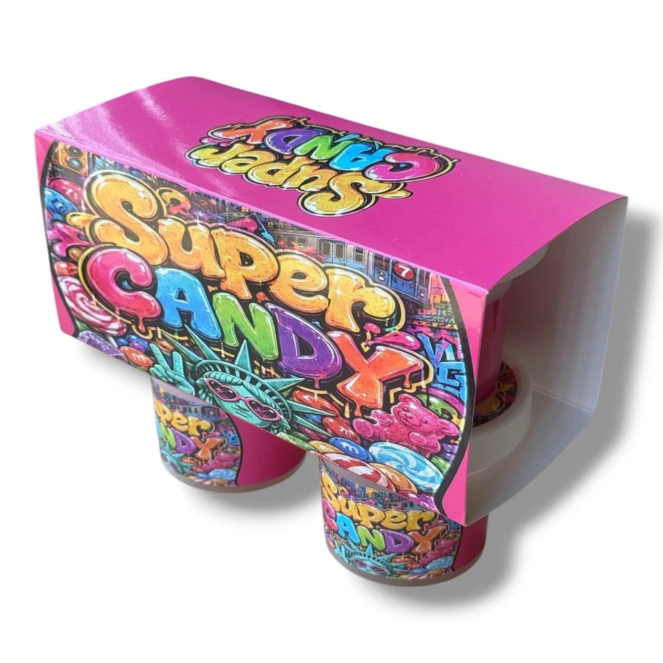 Super Candy Ice Cream Jars Plastic Container 3.5 Grams