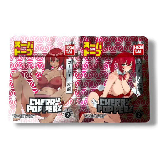Super Dope Sakura Cherry Popperz Double Mylar Bag 3.5 Grams