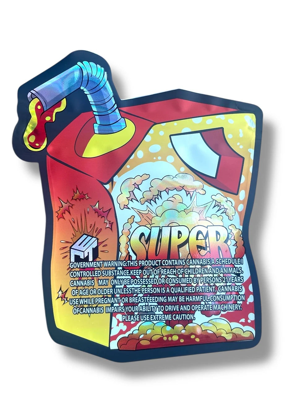 Super Gasoline Mylar Bag 3.5 Grams