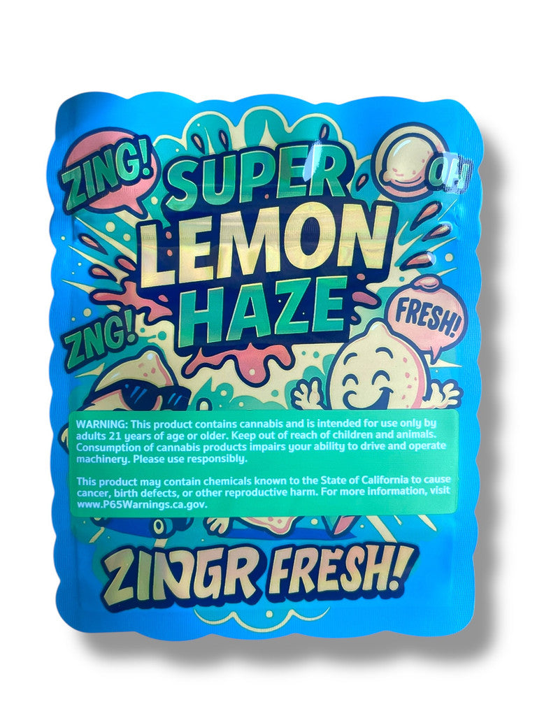 Super Lemon Haze Mylar Bag 3.5 G