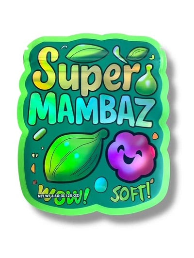 Super Mambaz Shape Mylar Bag 3.5 Gram