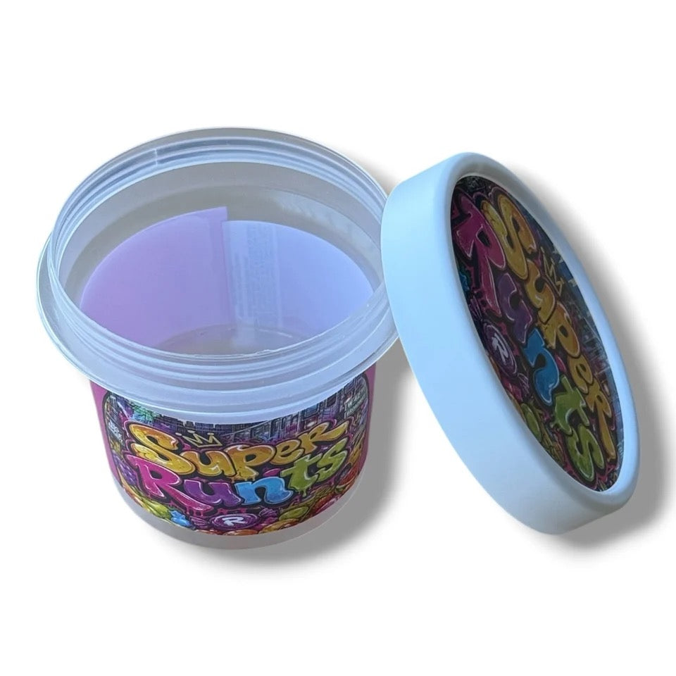 Super Runts Ice Cream Jars Plastic Container 3.5Grams
