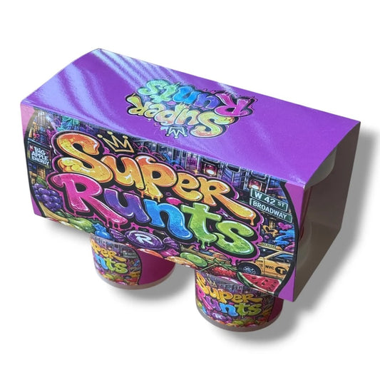 Super Runts Ice Cream Jars Plastic Container 3.5 Grams