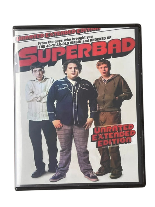 Superbad DVD Cases With Mylar Bag 3.5 Grams