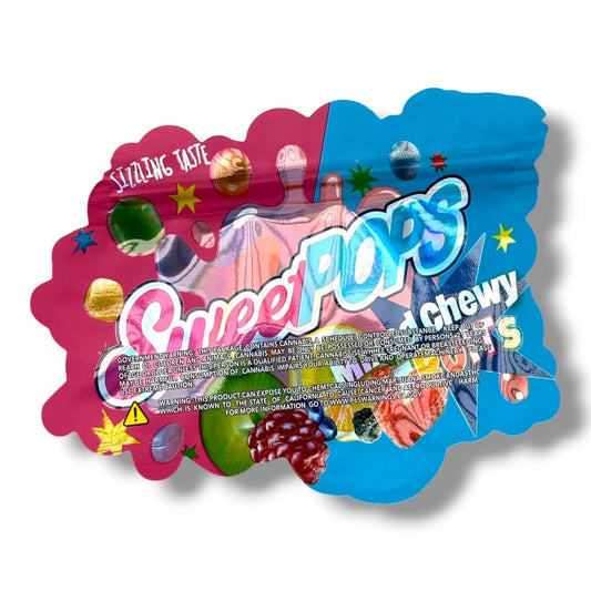 Sweet Pops Mixed Chewy Fruits Mylar Bag 3.5 G