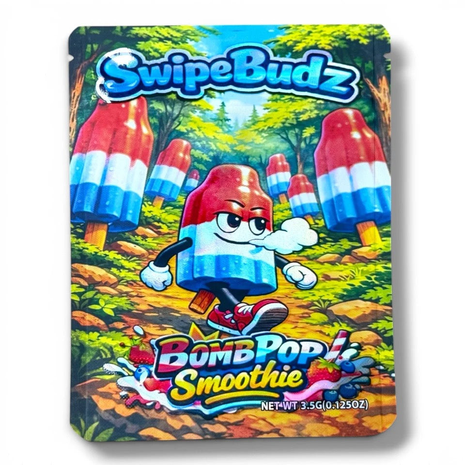 Swipe Budz Bomb Pop Smoothie Mylar Bag 3.5 Grams