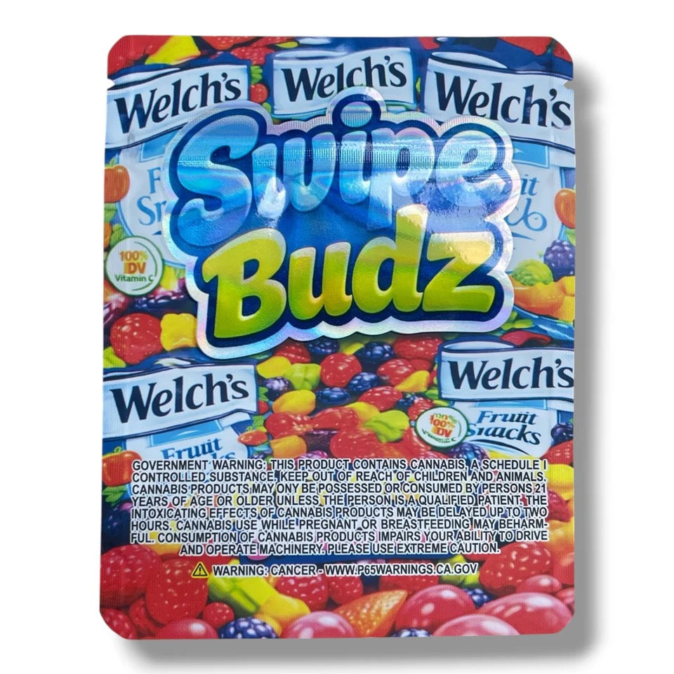 Swipe Budz Fruit Snack Smoothie Mylar Bag 3.5 G
