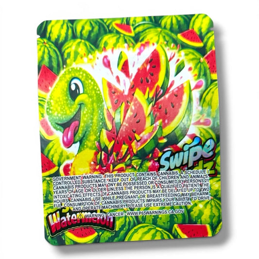 Swipe Budz Sour Watermelon Mylar Bag 3.5 G