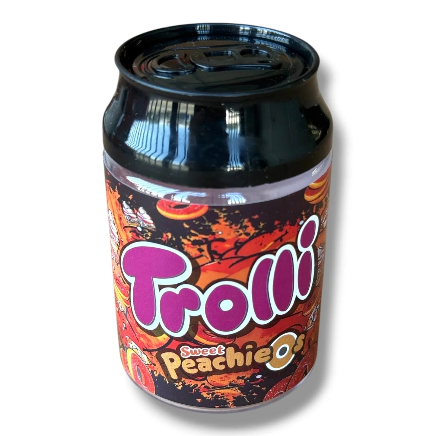 TROLLI SWEET PEACHIEOS 3.5G CANS 8 CANS IN BOX