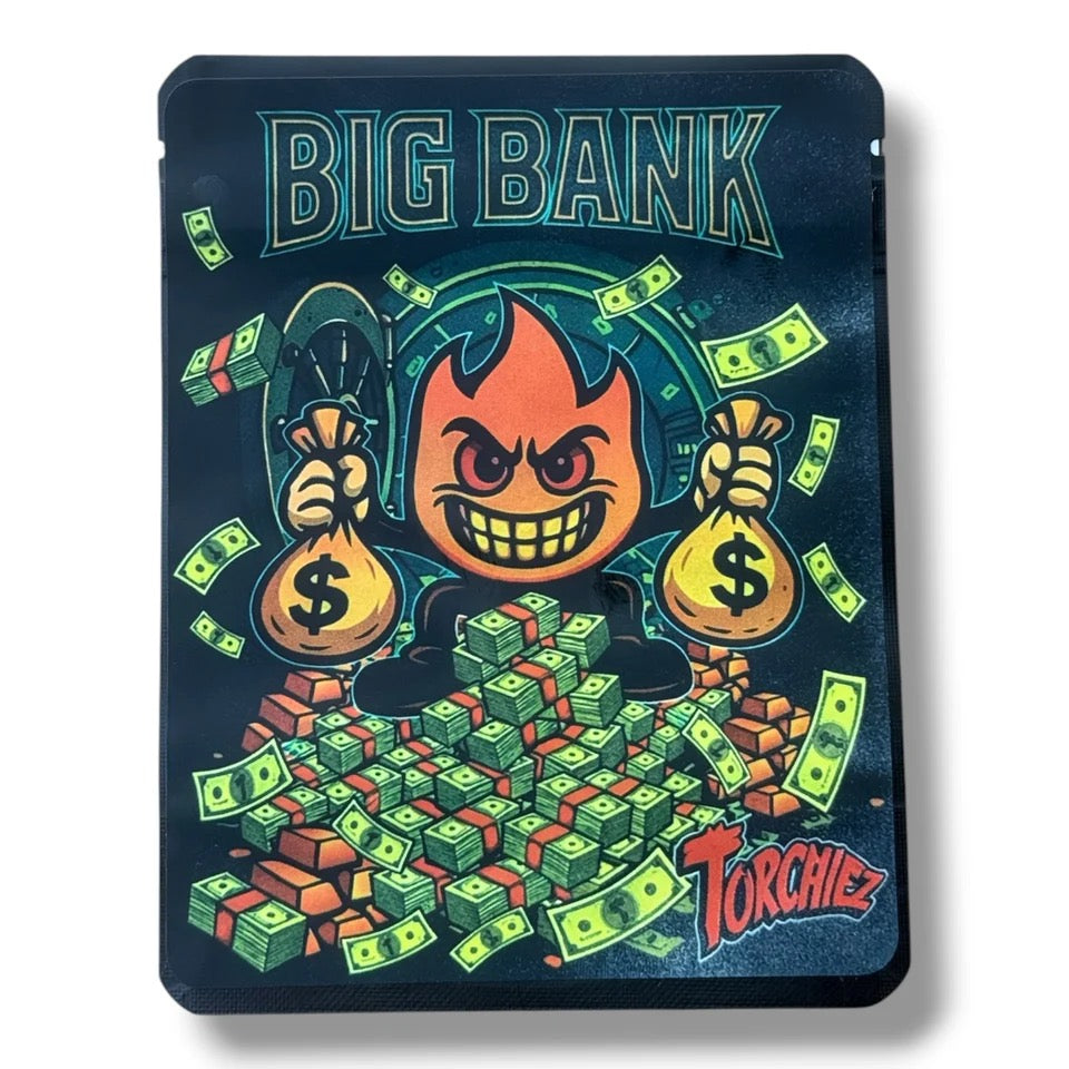 Torchiez Big Bank (Soft Sticker) Mylar Bag 3.5 Grams
