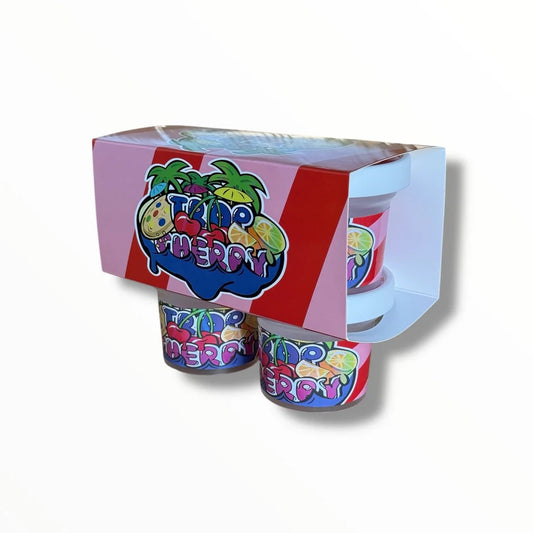 Trap Cherry Ice Cream Jars
