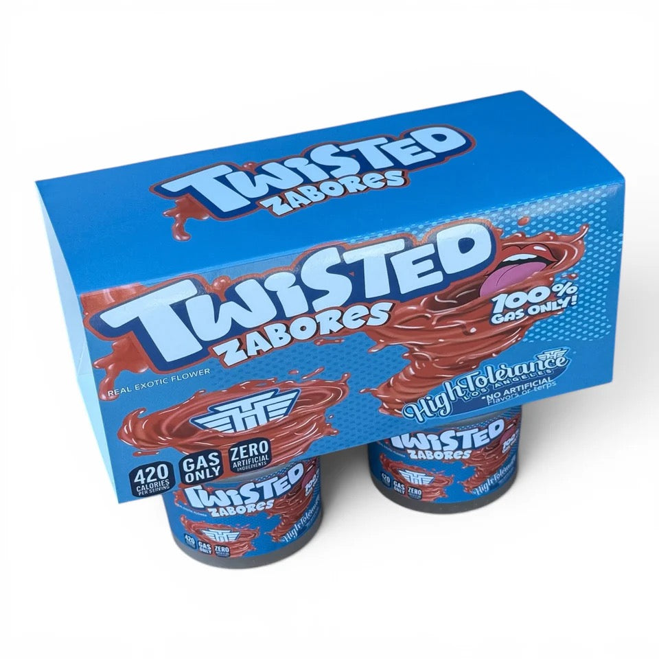 Twisted Zabores Ice Cream Jars Plastic Container 3.5 Grams
