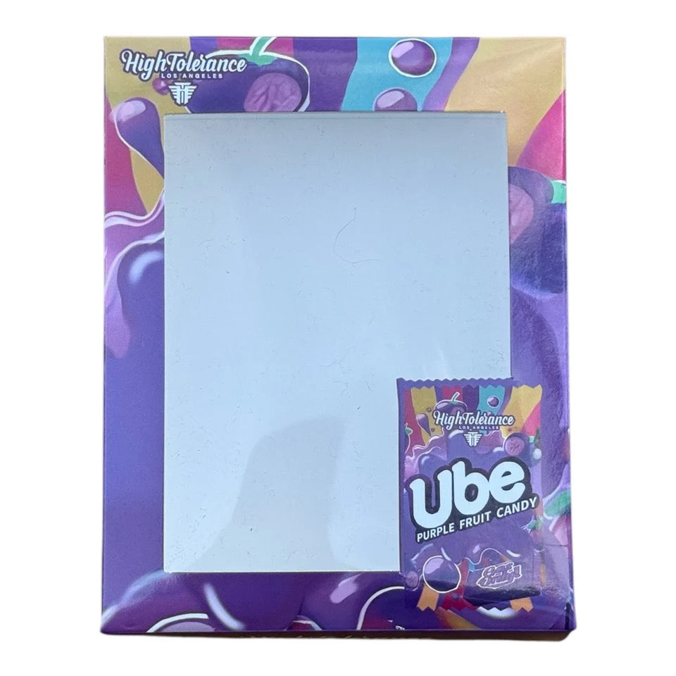 Ube Purple Fruit Candy Mylar Bag with Box 3.5 G