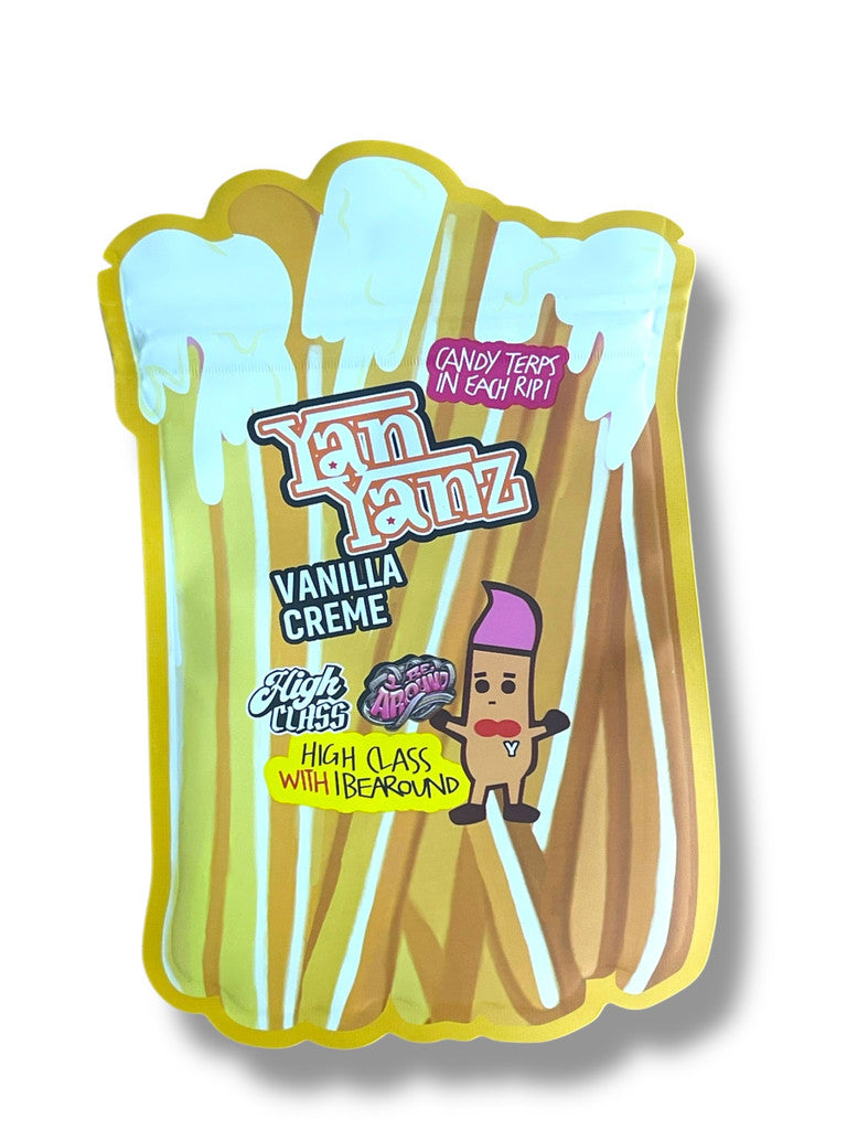 Vanilla Creme Yan Yanz Exotic 3.5g5am Cup and Bag