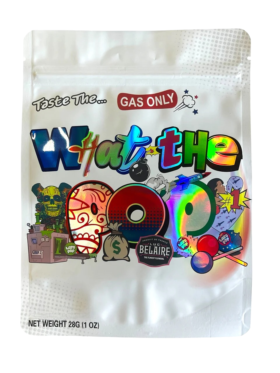 What the Pop Mylar Bag 1 Ounce