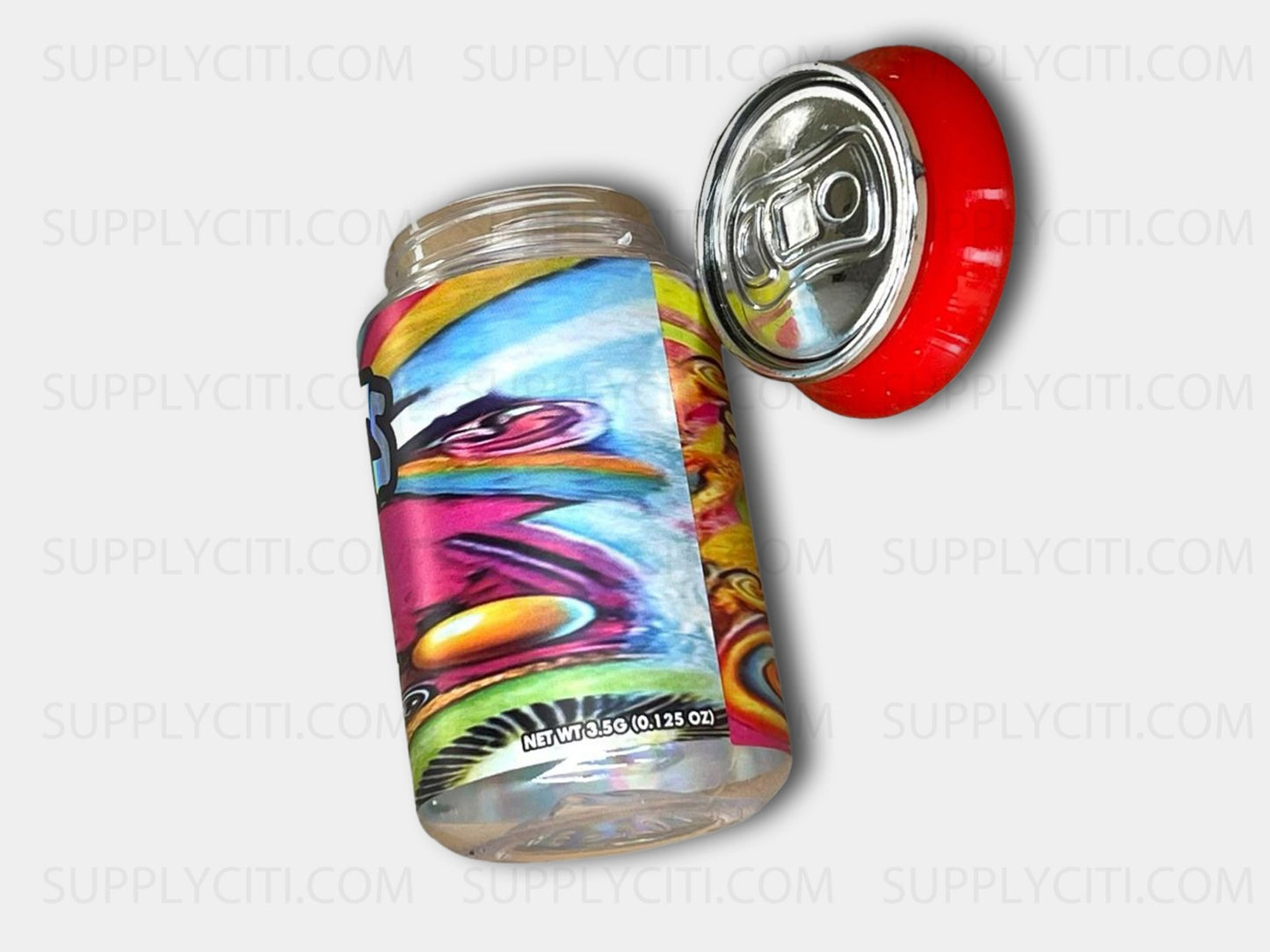 Soda Can Plastic jars 3.5g