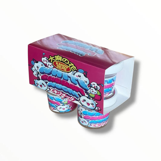 White Cherry Mochi Ice Cream Jars