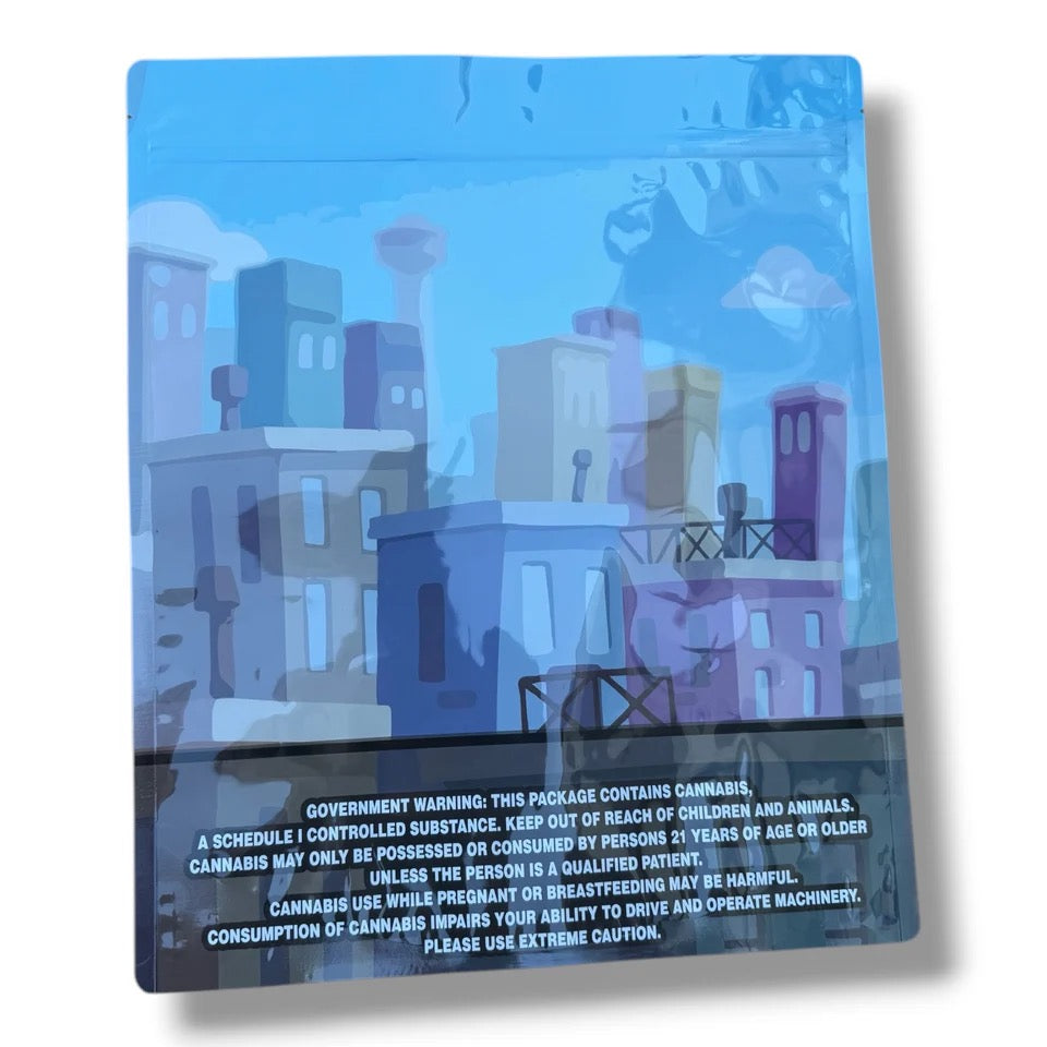 White Mystery Mylar Bag 1Pound