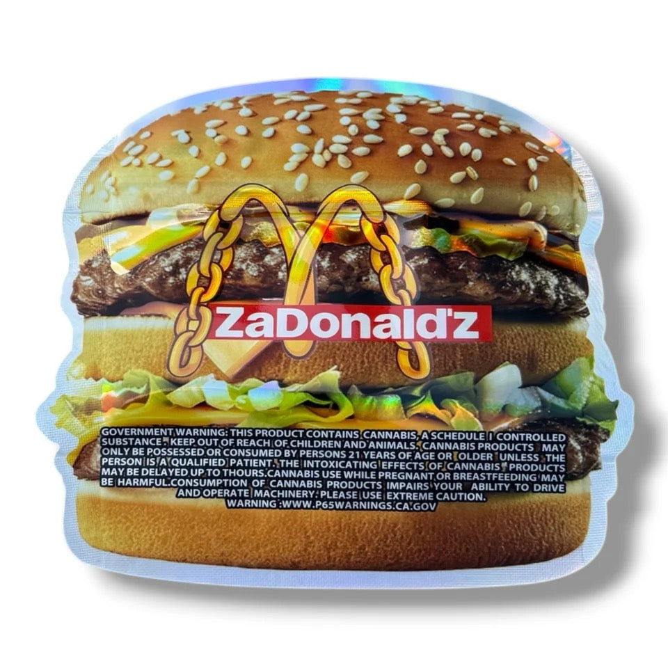 ZADONALDZ BIG SMACK MYLAR BAGS WITH BOXES 3.5G BOX 