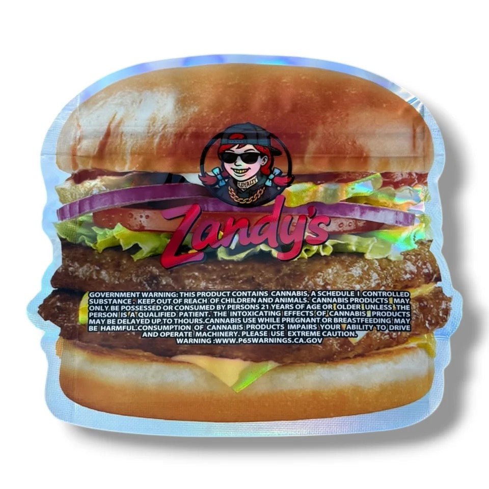 ZANDY'S DAZED DOUBLE MYLAR BAGS WITH BOXES 3.5G BOX 