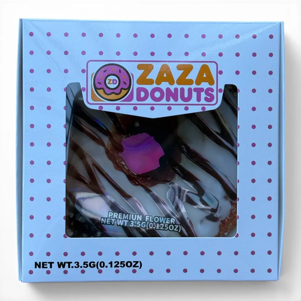 ZAZA DONUTS MYLAR BAGS WITH BOXES 3.5G 