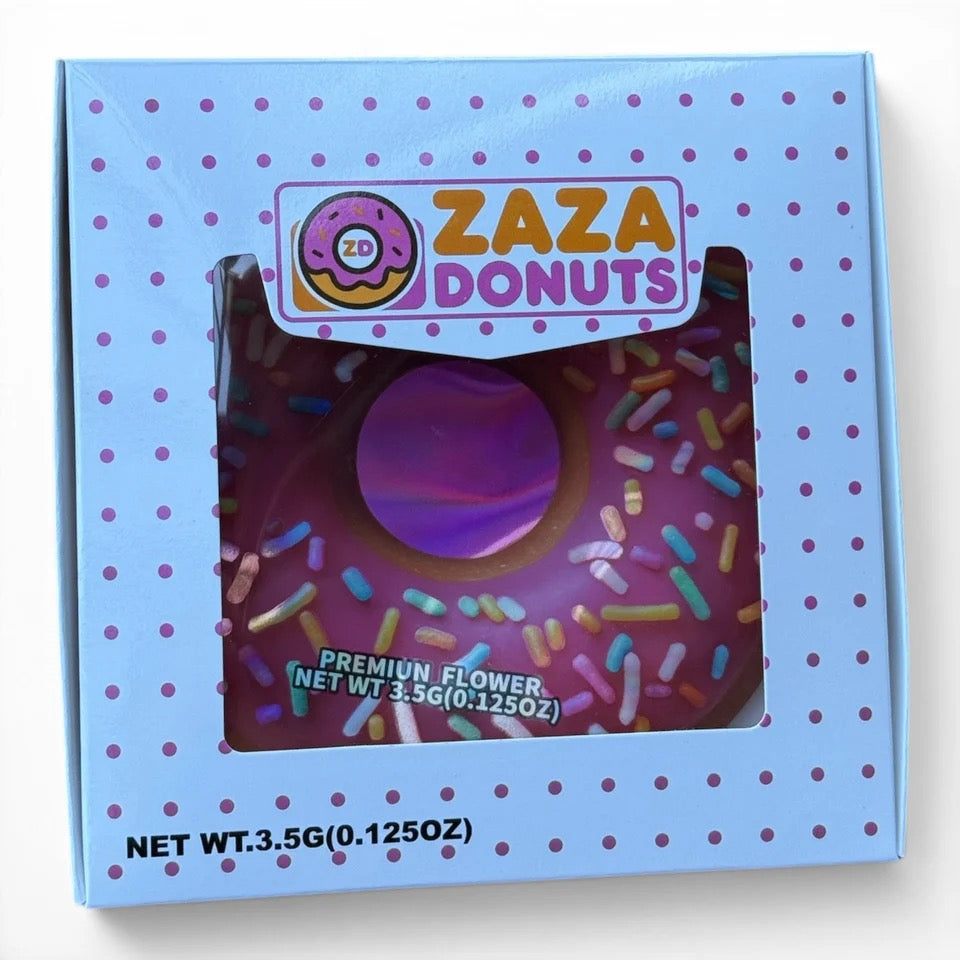 ZAZA DONUTS SPRINKLES MYLAR BAGS WITH BOXES 3.5Gram