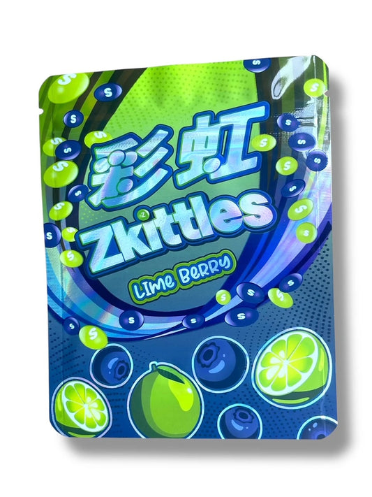 Zkittles Lime Berry3.5g Mylar Bag