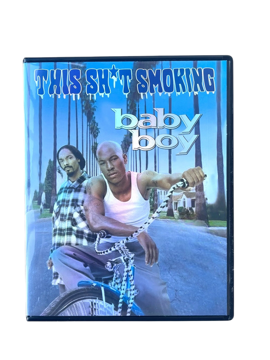 Baby Boy DVD Cases with Mylar bags 3.5g