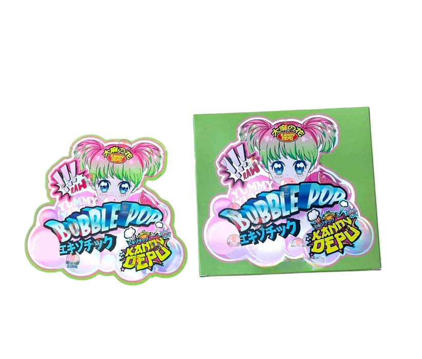 Kandy Depo Bubble POP Mylar Bags with Boxes 3.5g Box Packaging Holographic
