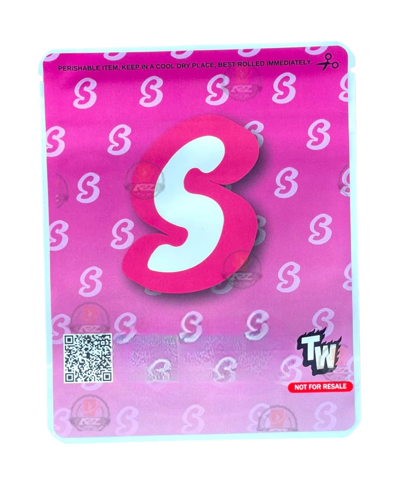 Sprinklez Summer Berry Cake Pops 3.5G Mylar Bags -With stickers and label