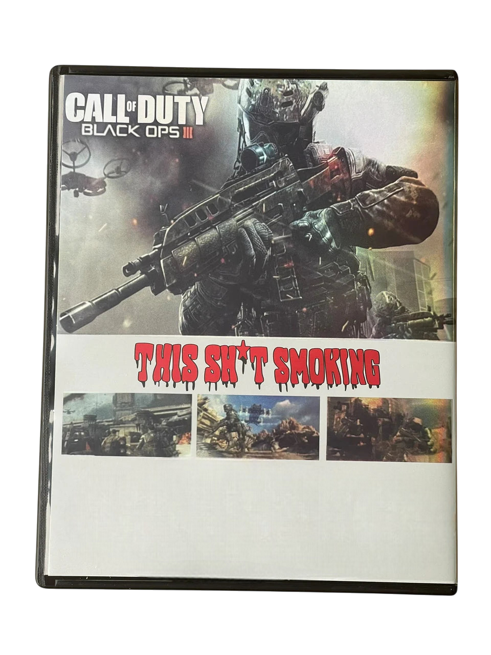 Call of Duty Black Ops 3 DVD Cases With Mylar Bag 3.5 Grams