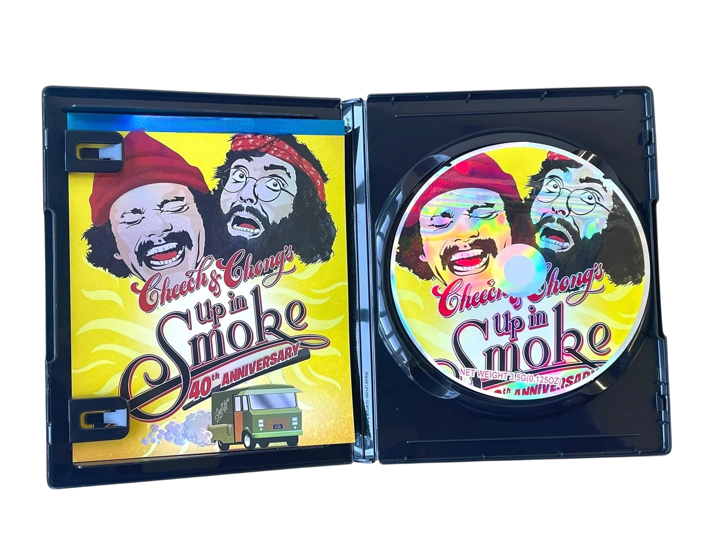 Cheech & Chong's Up in Smoke DVD Cases with Mylar bags 3.5g