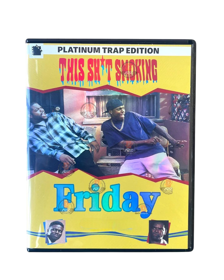 Friday DVD Cases with Mylar bags 3.5g