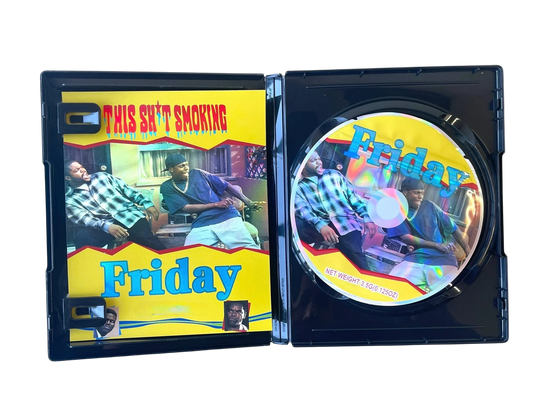 Friday DVD Cases with Mylar bags 3.5g