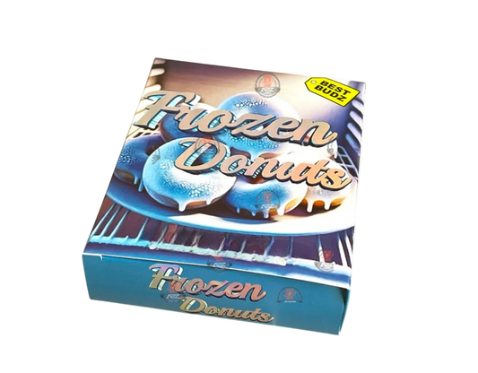 Best Budz Frozen Donuts Mylar Bags with Boxes 3.5g Box Packaging Holographic
