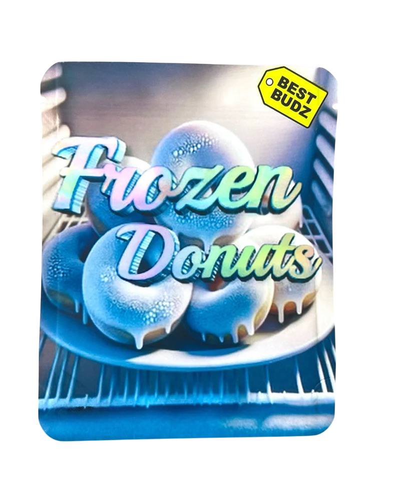 Best Budz Frozen Donuts Mylar Bags with Boxes 3.5g Box Packaging Holographic