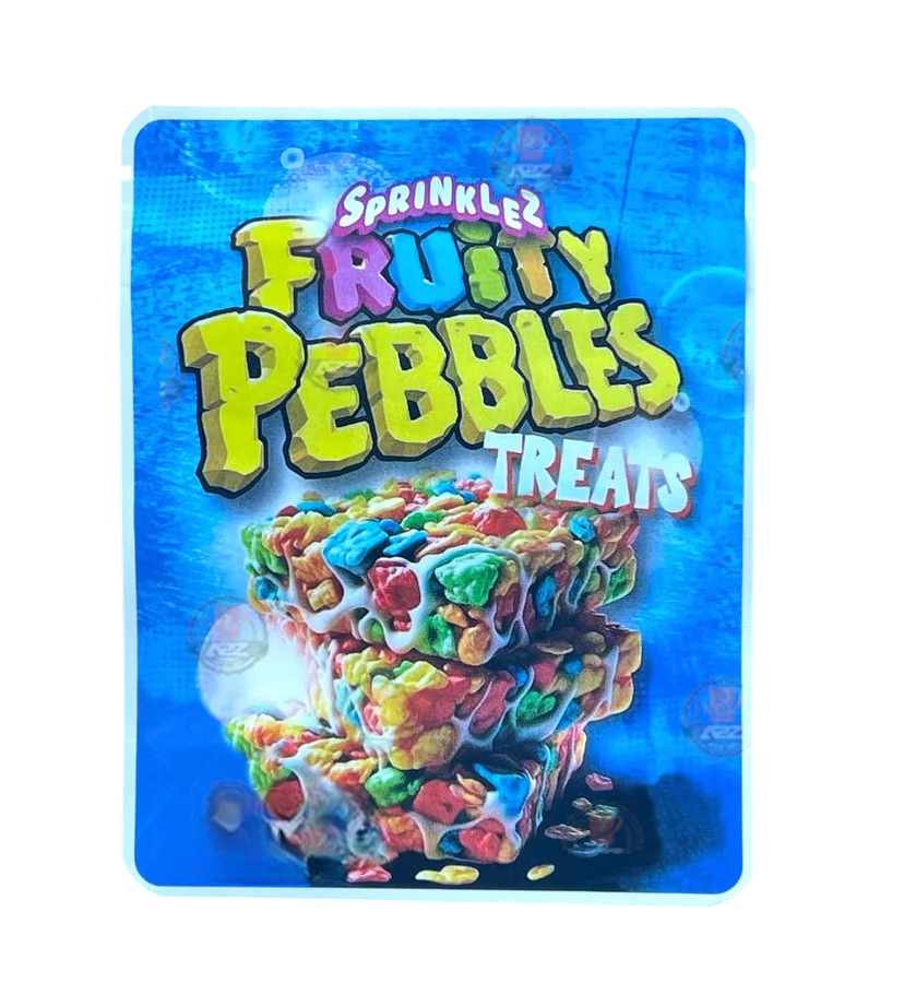 Sprinklez Treats 3.5G Mylar Bags -With stickers and label