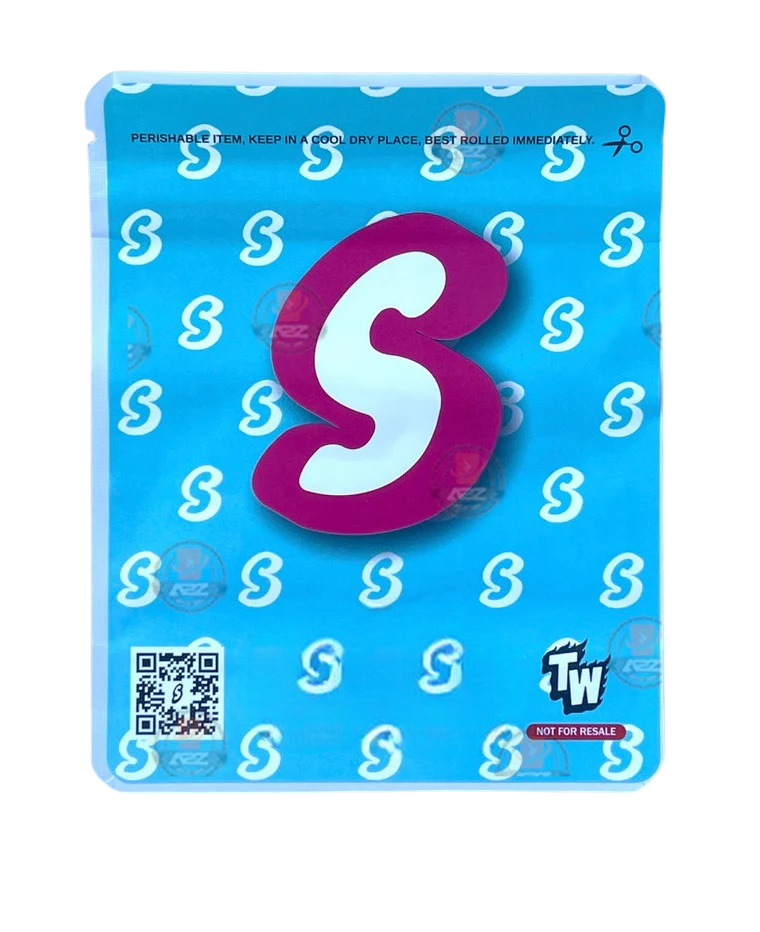 Sprinklez Treats 3.5G Mylar Bags -With stickers and label