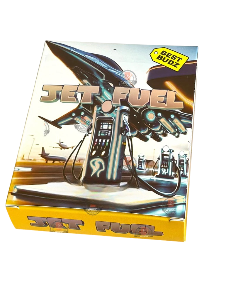 Best Budz Jet Fuel Mylar Bags with Boxes 3.5g Box Packaging Holographic