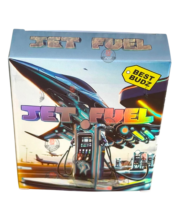 Best Budz Jet Fuel Mylar Bags with Boxes 3.5g Box Packaging Holographic