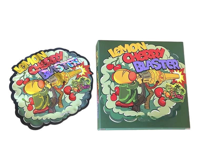Lemon Cherry Blaster Mylar Bags with Boxes 3.5g Box Packaging Holographic