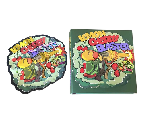 Lemon Cherry Blaster Mylar Bags with Boxes 3.5g Box Packaging Holographic