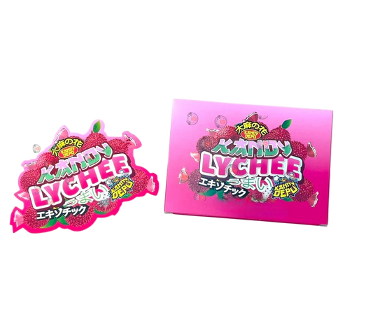 Kandy Depo Kandy Lychee Mylar Bags with Boxes 3.5g Box Packaging Holographic