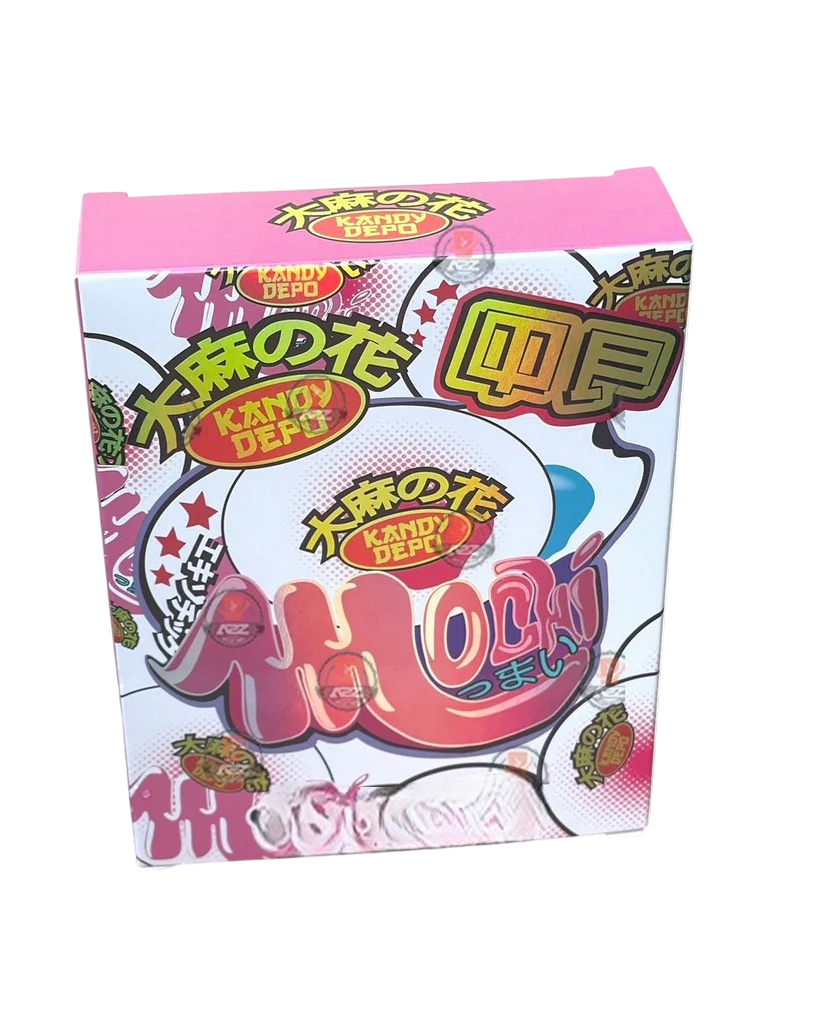 Kandy Depo Mochi Mylar Bags with Boxes 3.5g Box Packaging Holographic