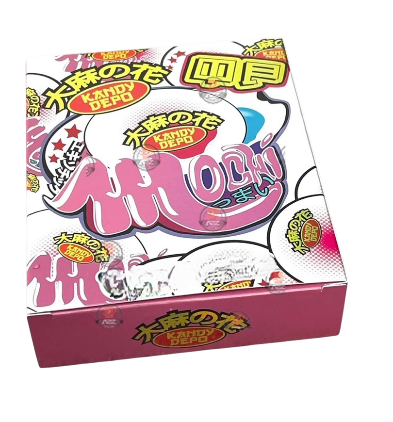 Kandy Depo Mochi Mylar Bags with Boxes 3.5g Box Packaging Holographic