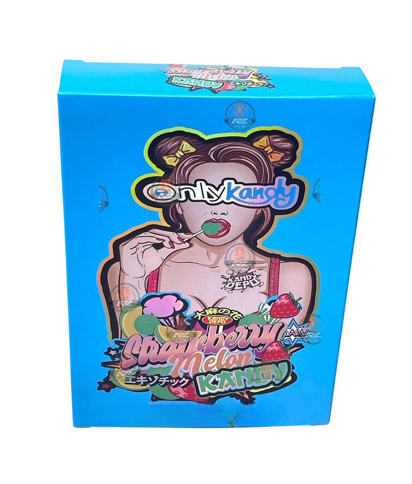 Only Kandy Strawberry Melon Kandy Mylar Bags with Boxes 3.5g Box Packaging Holographic