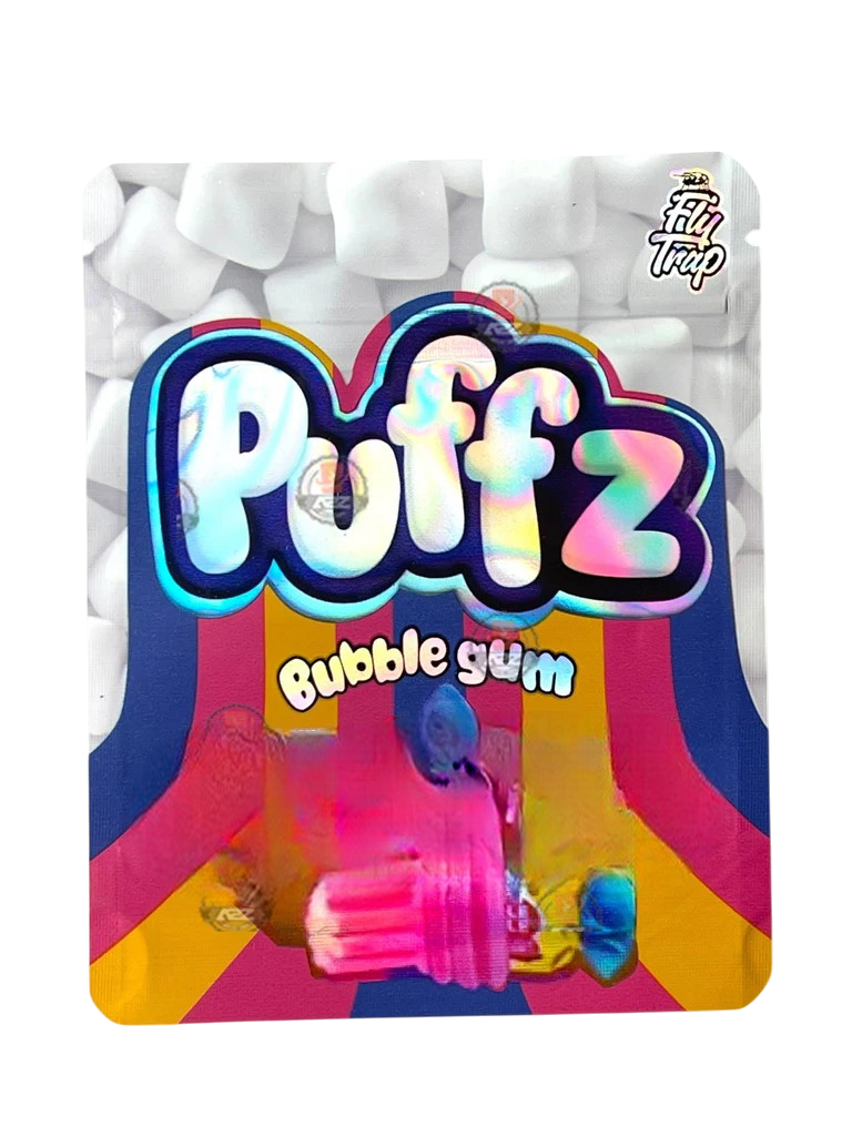 Puffz Bubble gum Mylar Bag 3.5g Fly Trap