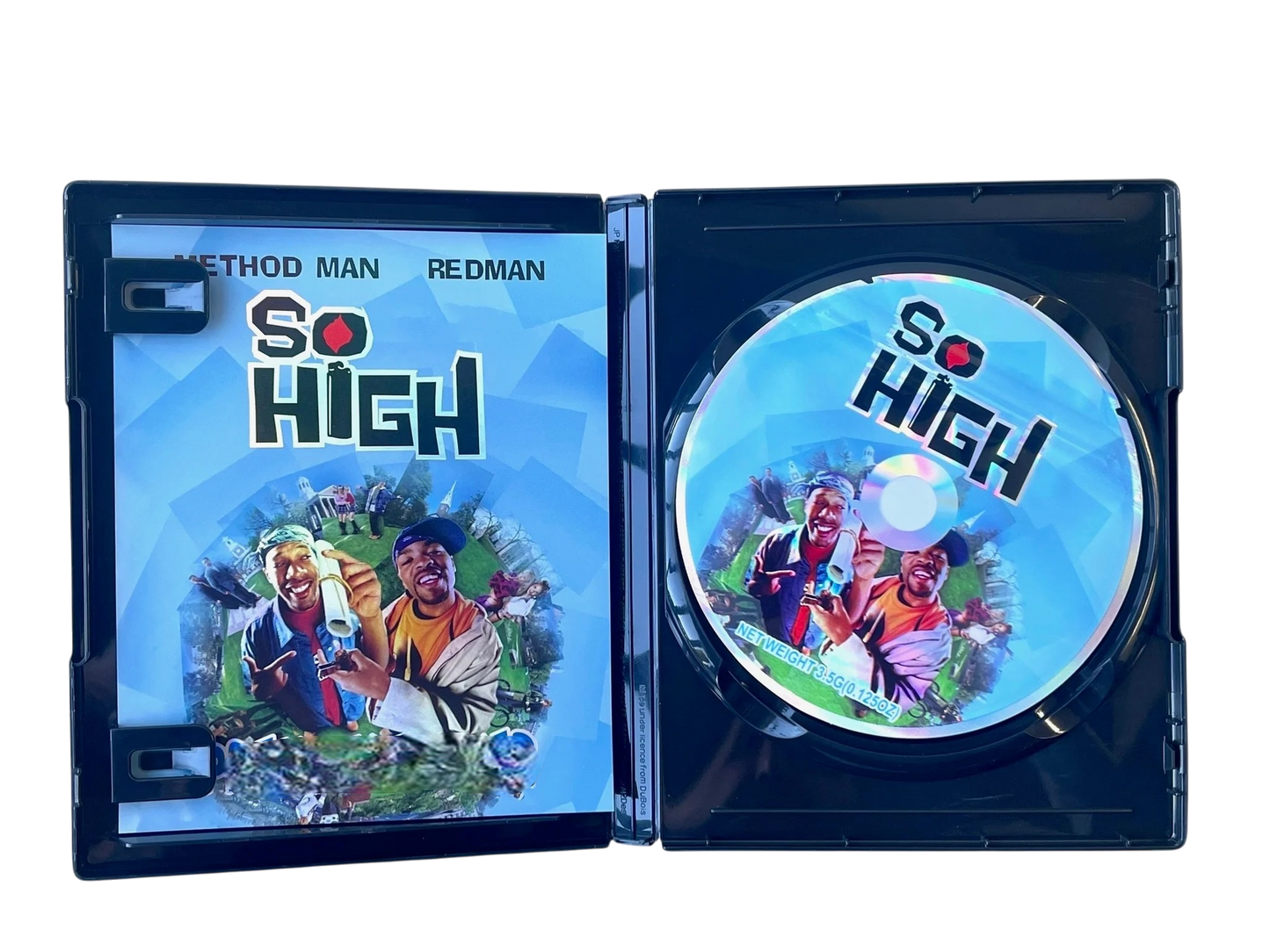 So High DVD Cases with Mylar bags 3.5g