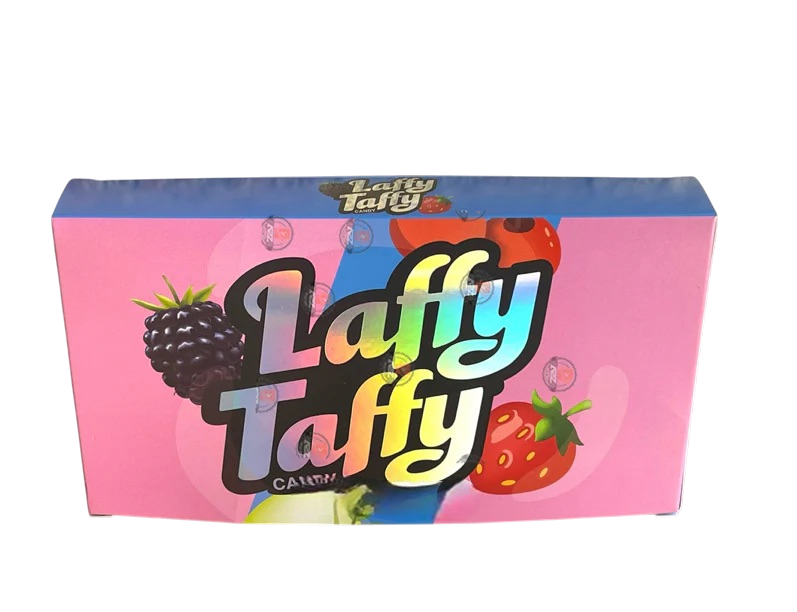 Laffy Taffy Candy Mylar Bags with Boxes 3.5g Box Packaging Holographic